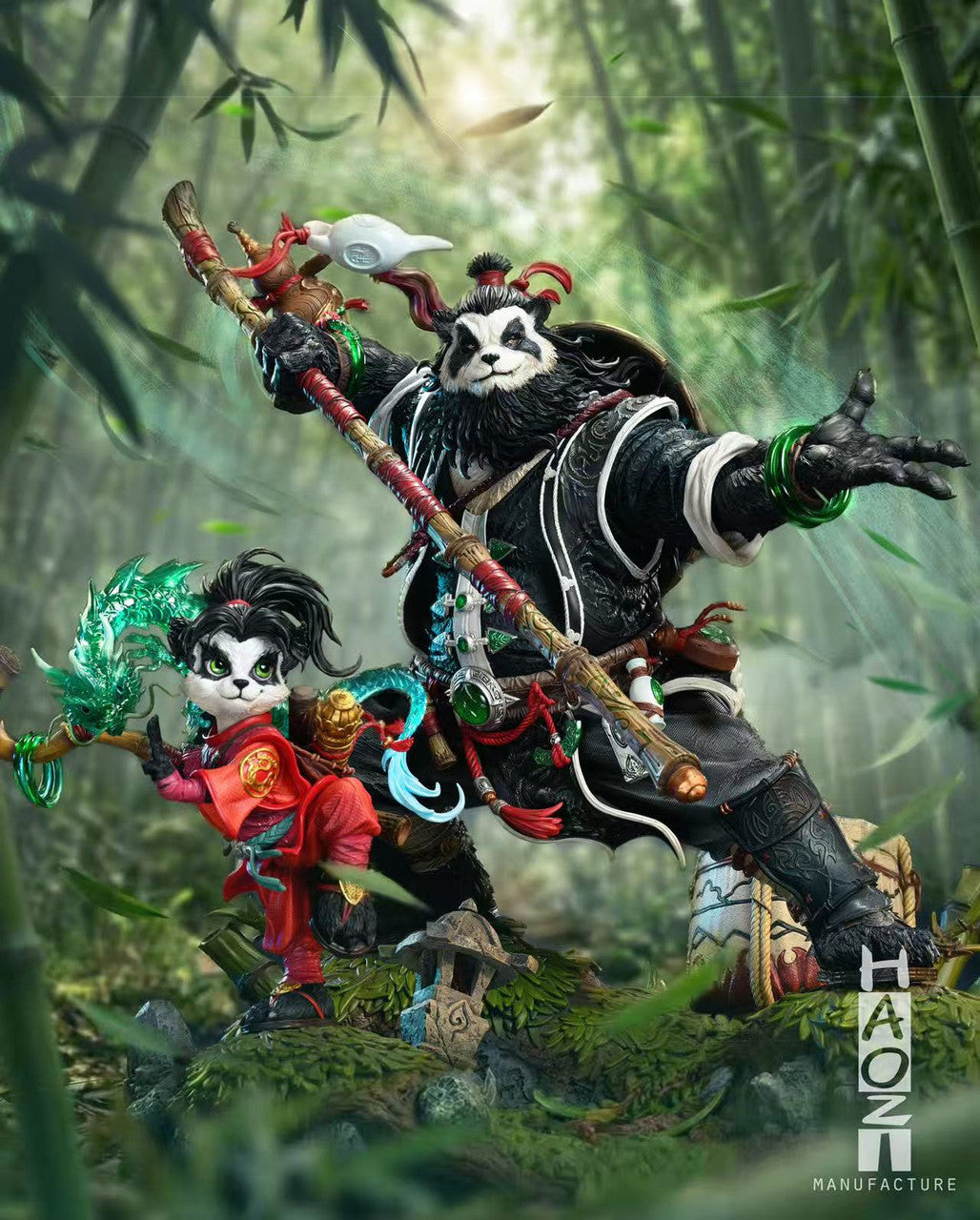 Warcraft - Chen & Li Li | 1:4 Resin Statue | by HAOZI Studio