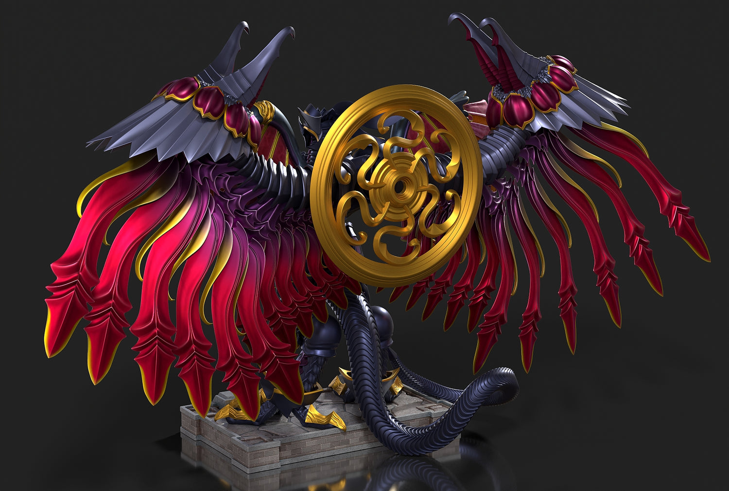 Final Fantasy - Bahamut | Resin Statue | by Solar Studio