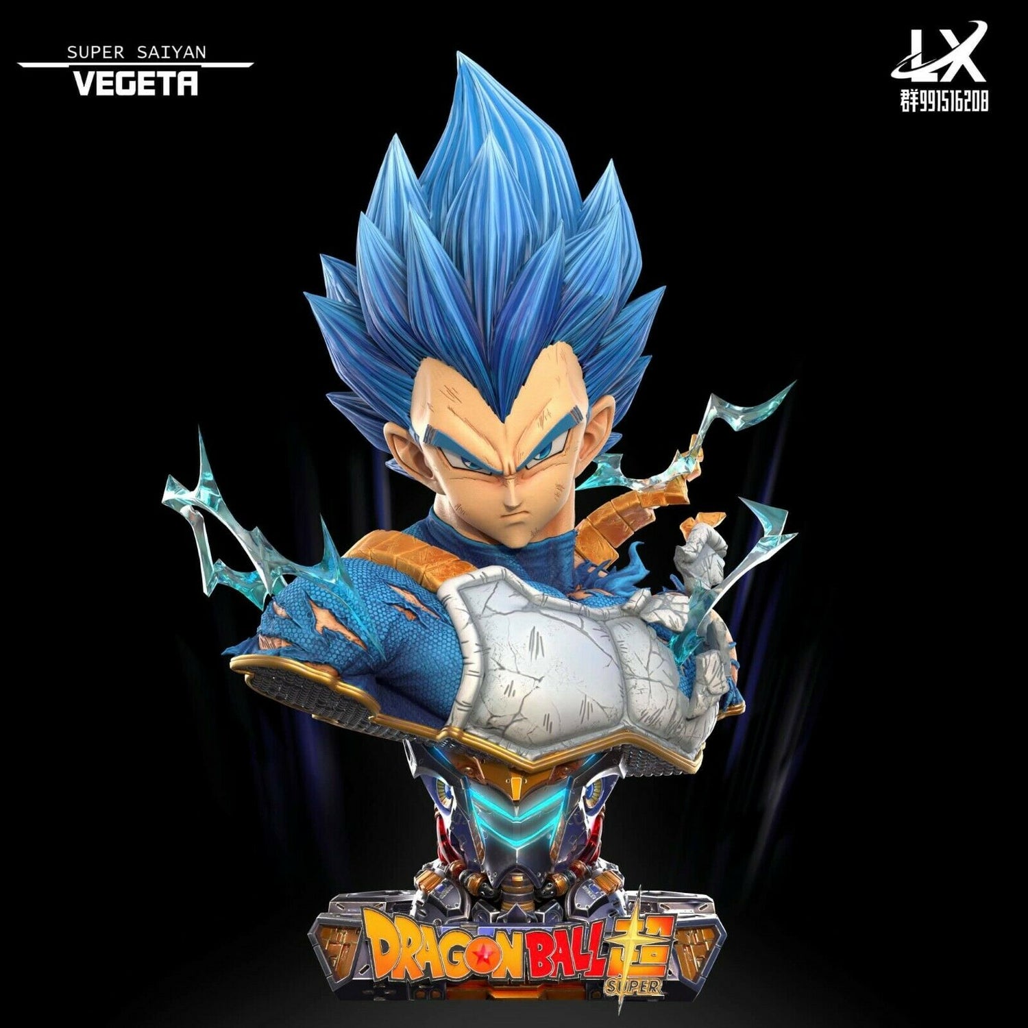 Dragon Ball Z - Vegeta Lifesize | 1:1 Resin Statue | vo LX Studio