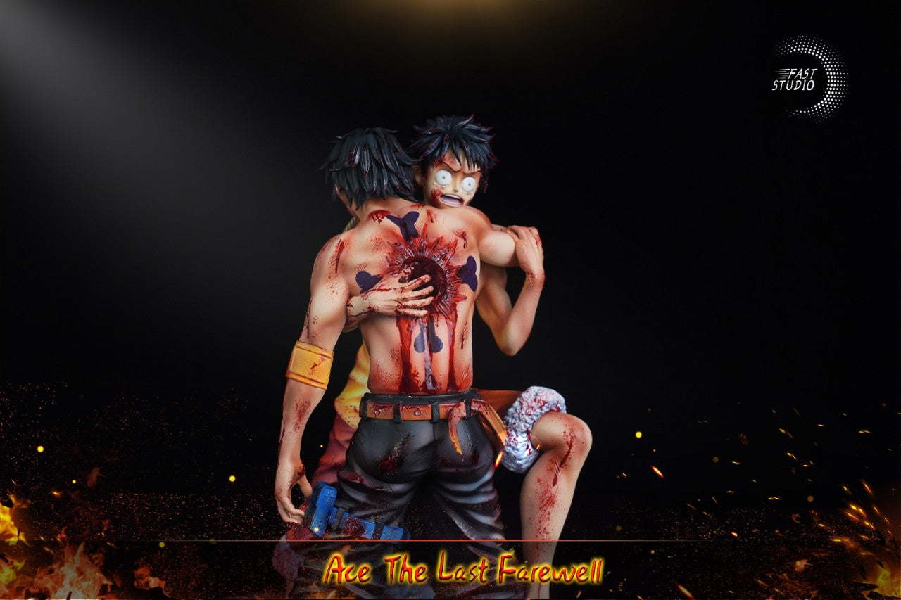 One Piece - Ace Final Farewell | Resin Statue | by Fast Studio