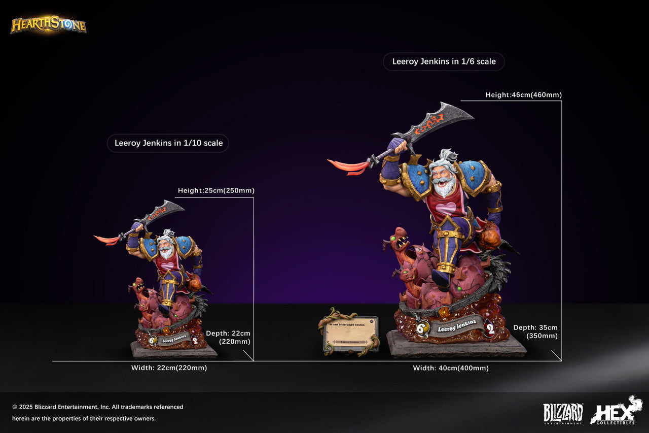 Warcraft - Leeroy Jenkins | 1:10/1:6 Resin Statue | by HEX Collectibles