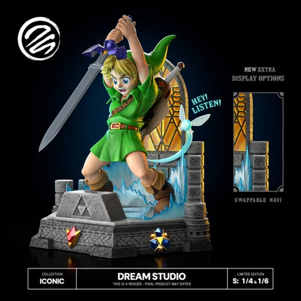 The Legend of Zelda - Young Link Sword | 1:6/1:4 Resin Statue | by Dream Studio