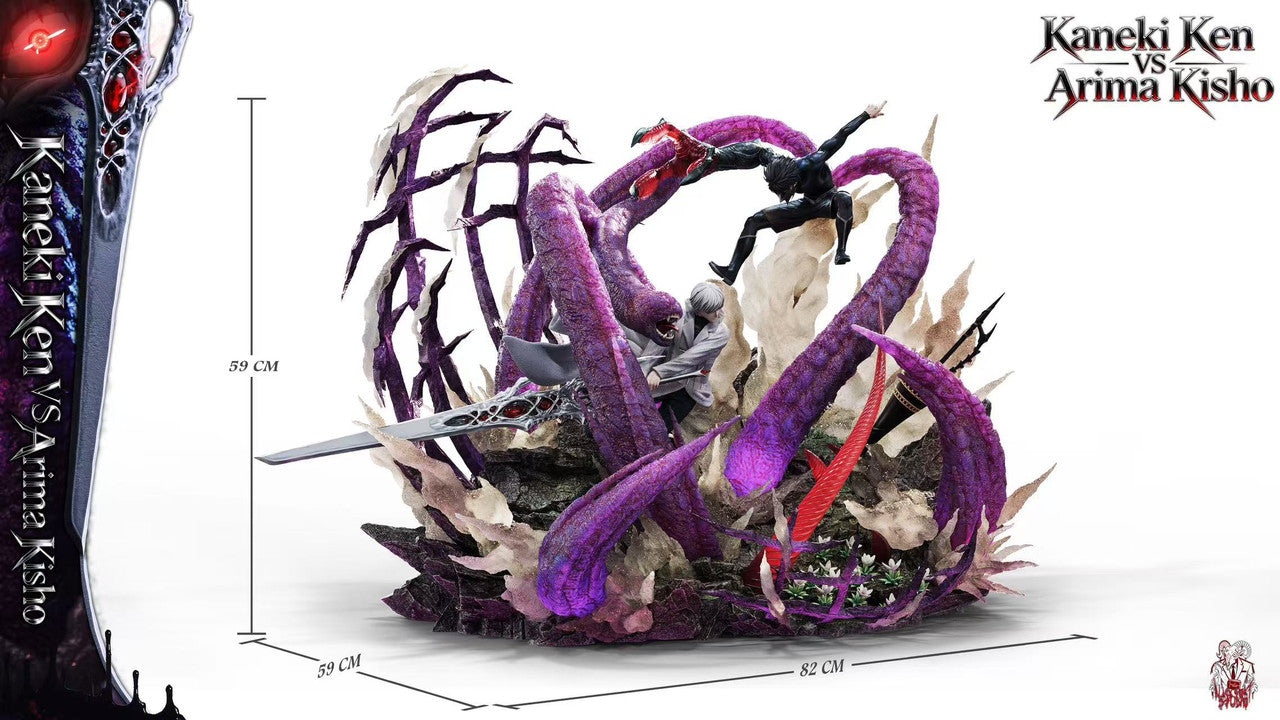 Tokyo Ghoul - Kaneki Ken VS Arima Kisho | 1:6 Resin Statue | by Black Goat Studio