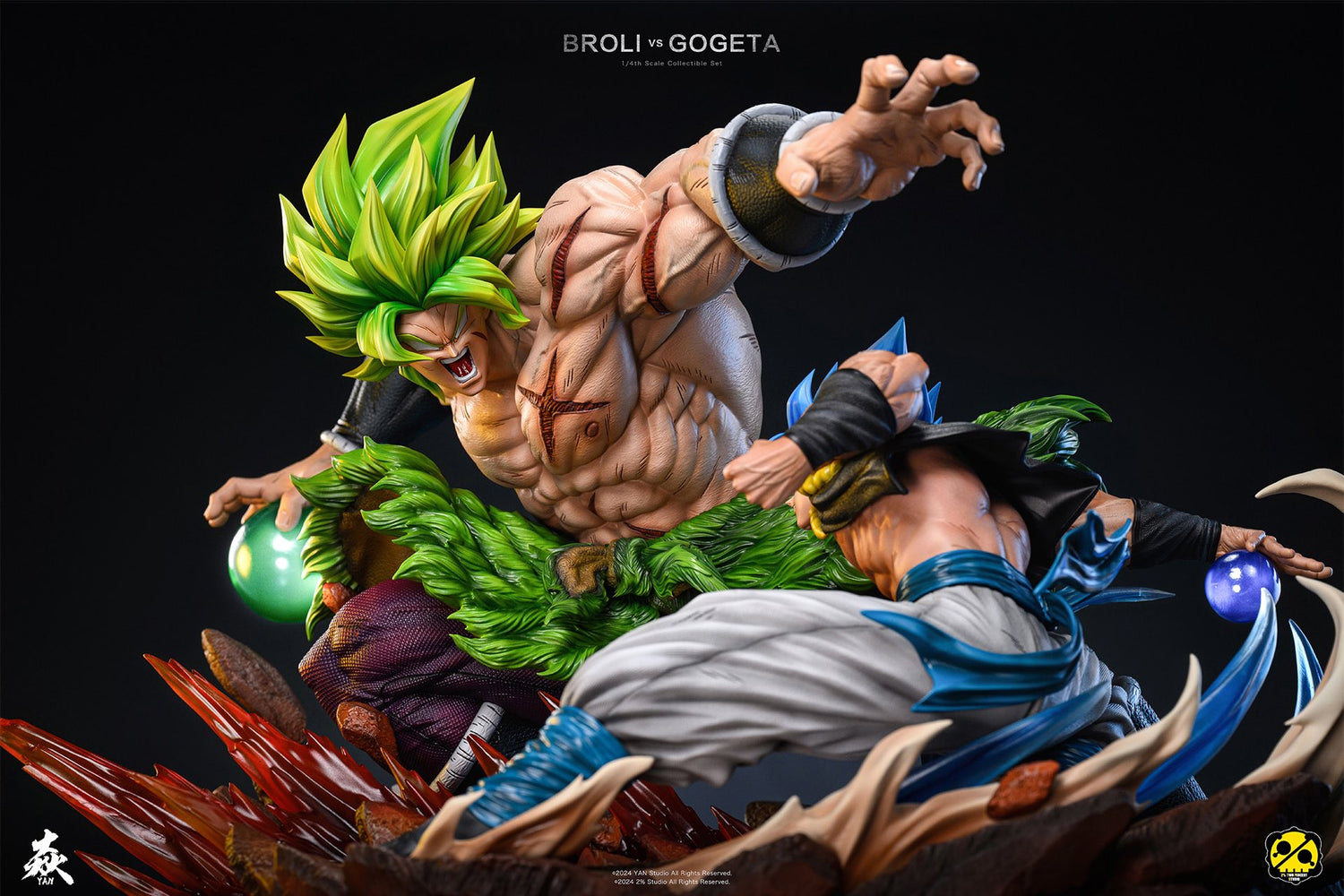 Dragon Ball - Broly vs. Gogeta | 1:4 Resin Statue | von 2% Studio
