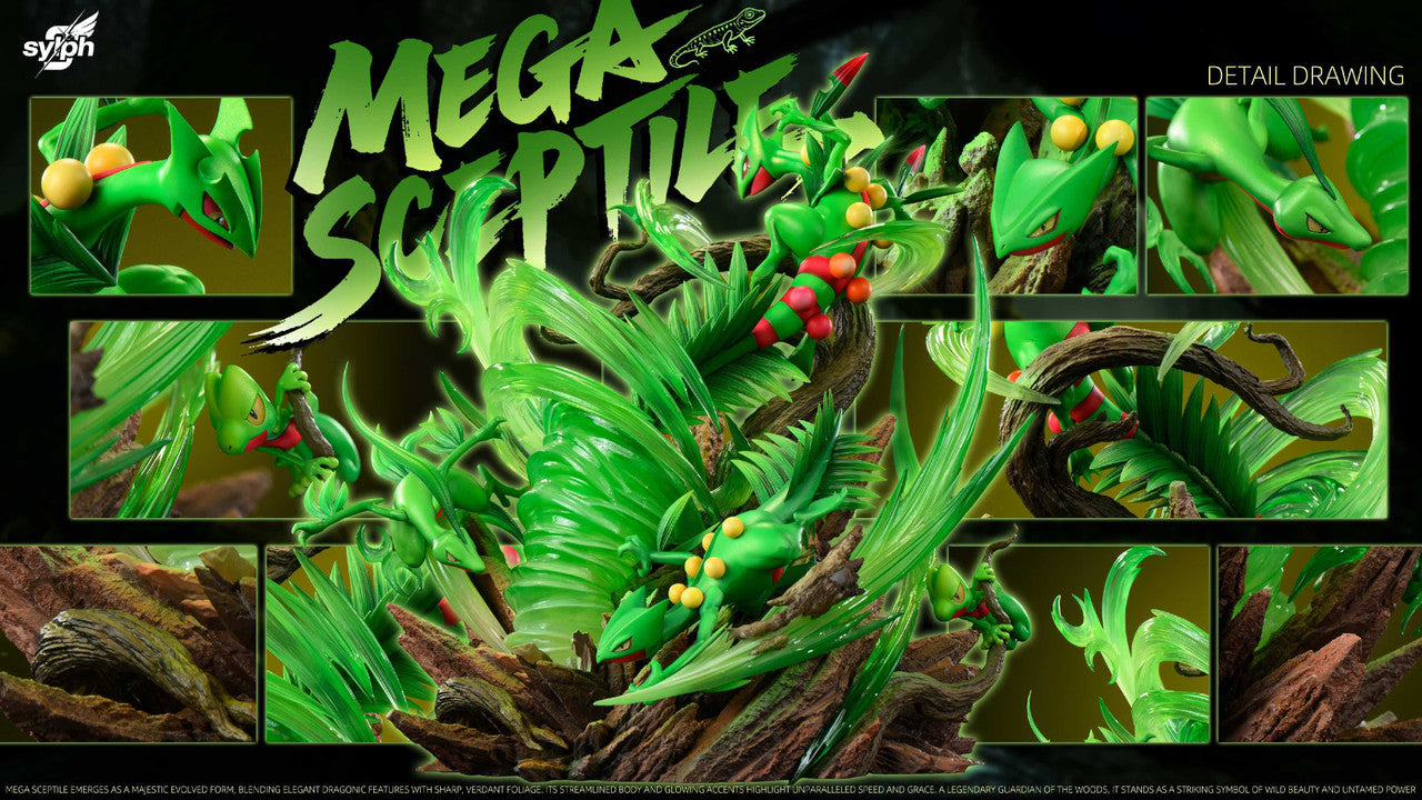 Pokémon - Mega Sceptile | 1:6 Resin Statue | by Sylph Studio
