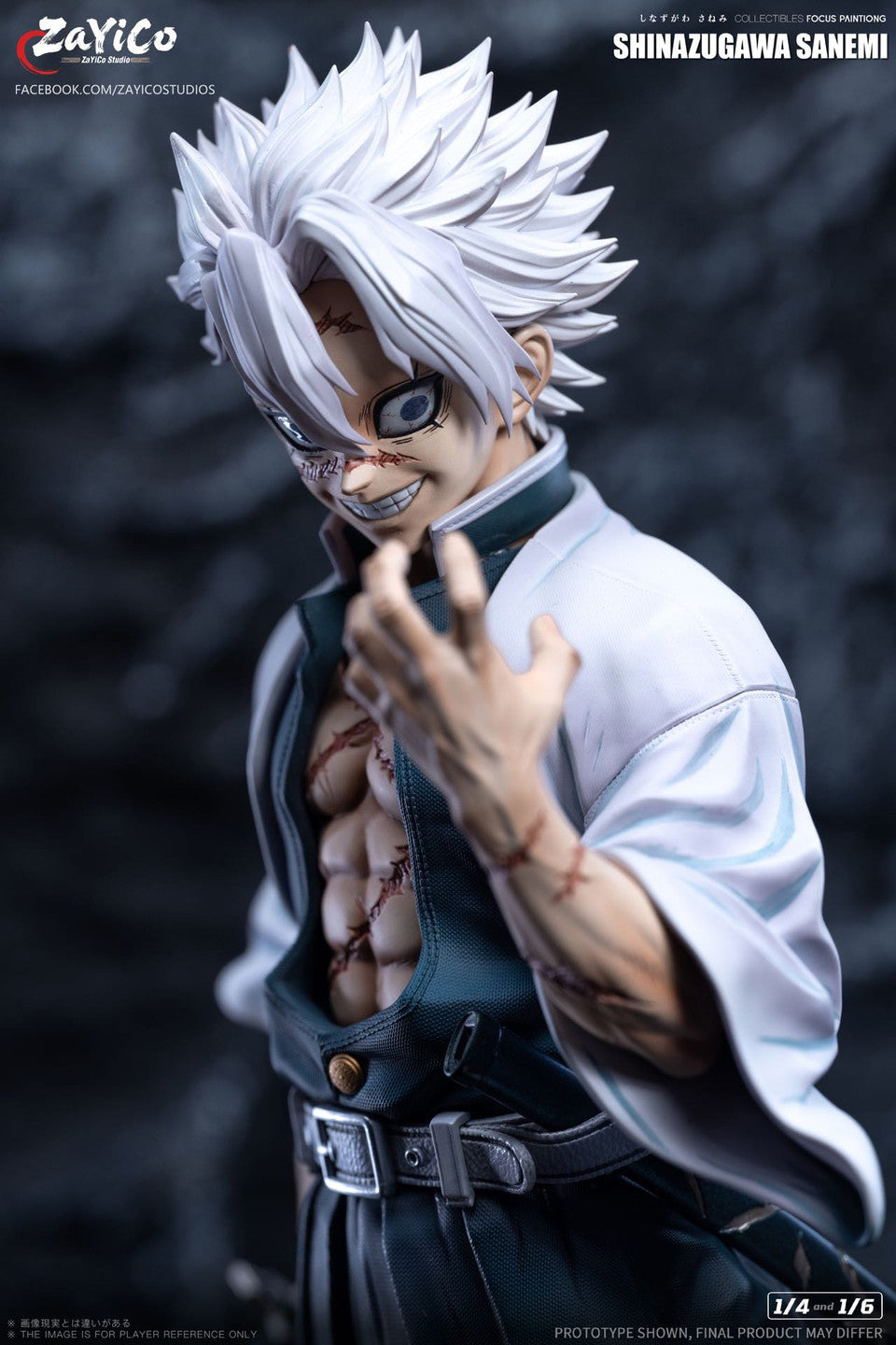 Demon Slayer: Kimetsu no Yaiba - Shinazugawa Sanemi | 1:6/1:4 Resin Statue | by Zayico Studio
