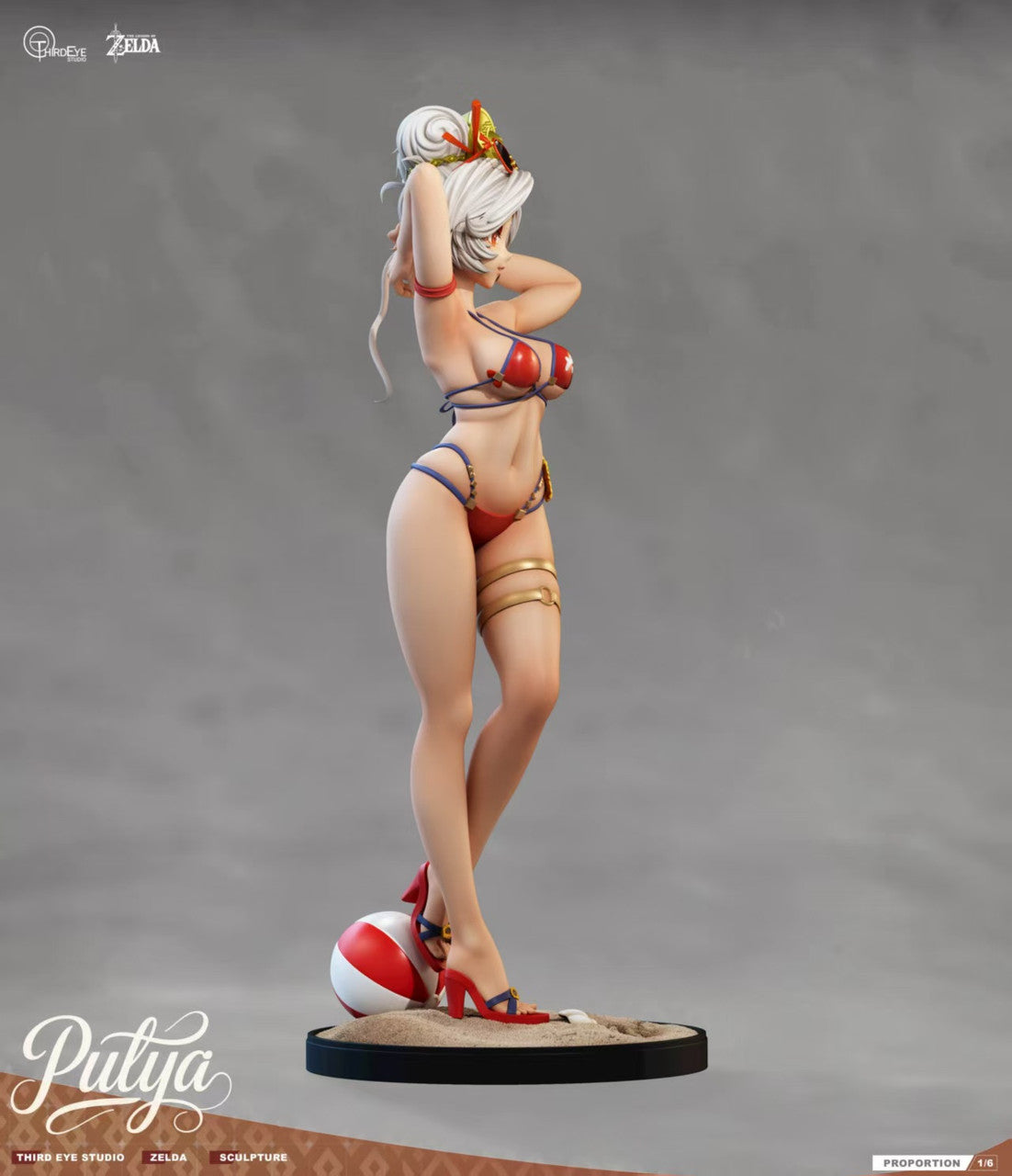 The Legend of Zelda - Swimsuit Purah | 1:4 Resin Statue | by Third Eye Studio