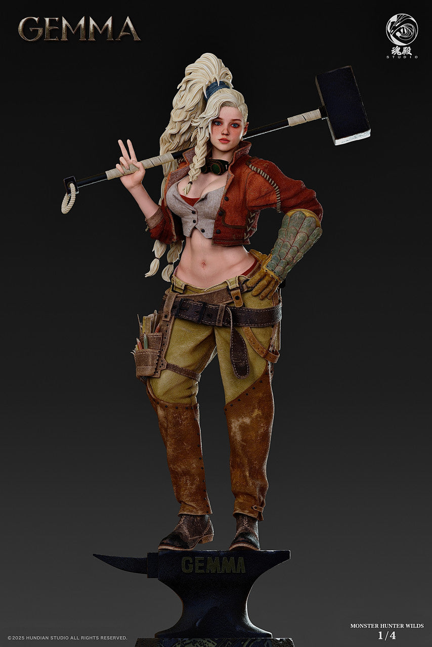 Monster Hunter - Gemma | 1:4 Resin Statue | by HunDian Studio