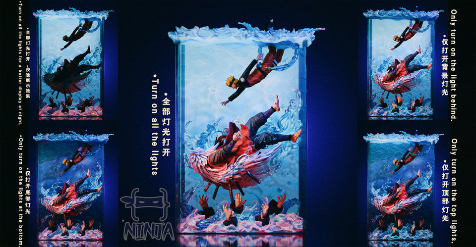 Naruto - Jiraiya & Naruto | 1:6 Resin Statue | by NINJA Studio