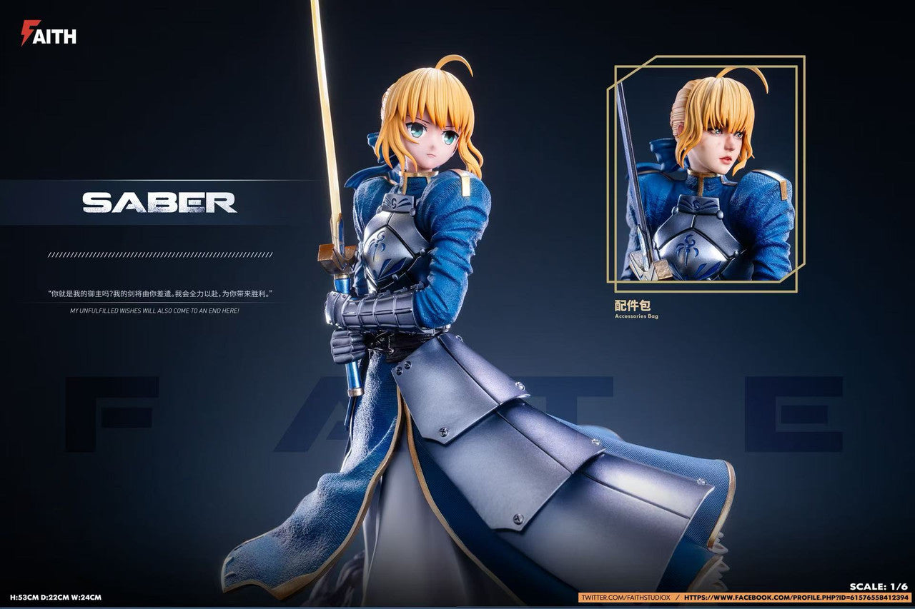 Fate - Saber | 1:6 Resin Statue | by Faith Studio