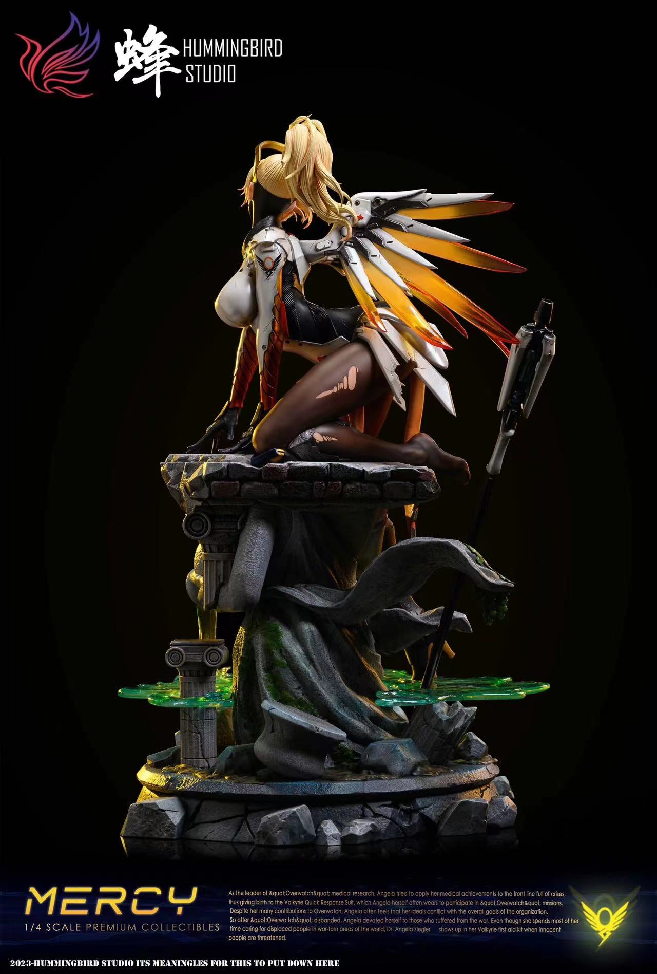 Overwatch - Mercy | 1:4 Resin Statue | von Hummingbird Studio