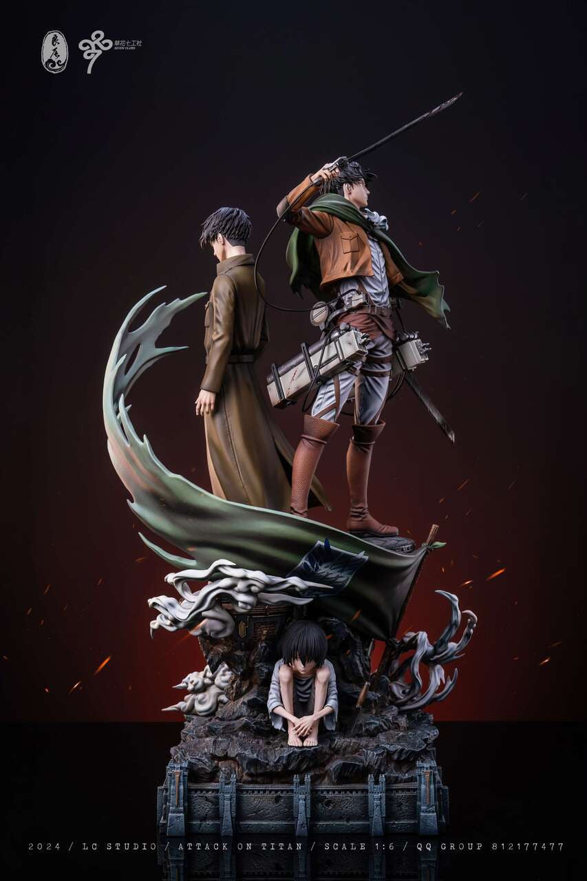 Attack on Titan - Levi Ackerman Diorama | 1:6 Resin Statue | by LC Studio