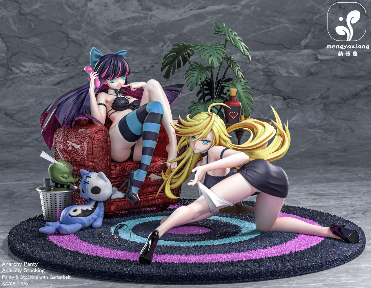 Panty & Stocking with Garterbelt | 1:6 Resin Statue | by