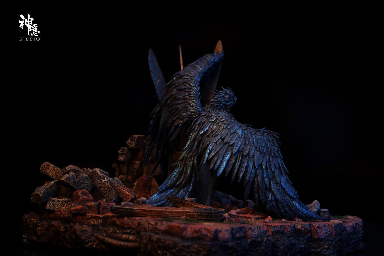 Studio Ghibli - Howl & Sophie‘s embrace | Resin Statue | by ShenYin Studio with LED