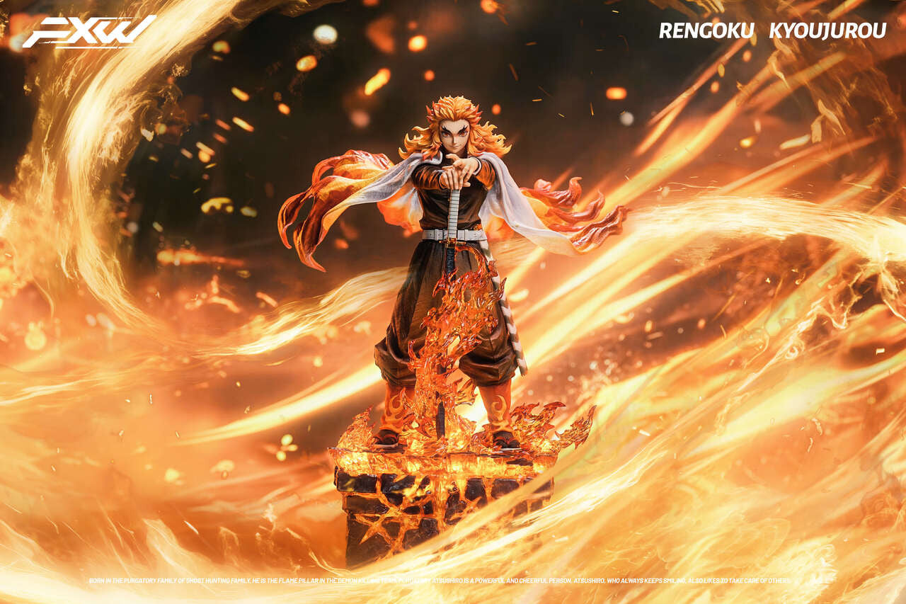 Demon Slayer - Rengoku Kyojuro | 1:6 Resin Statue | by FXW Studio