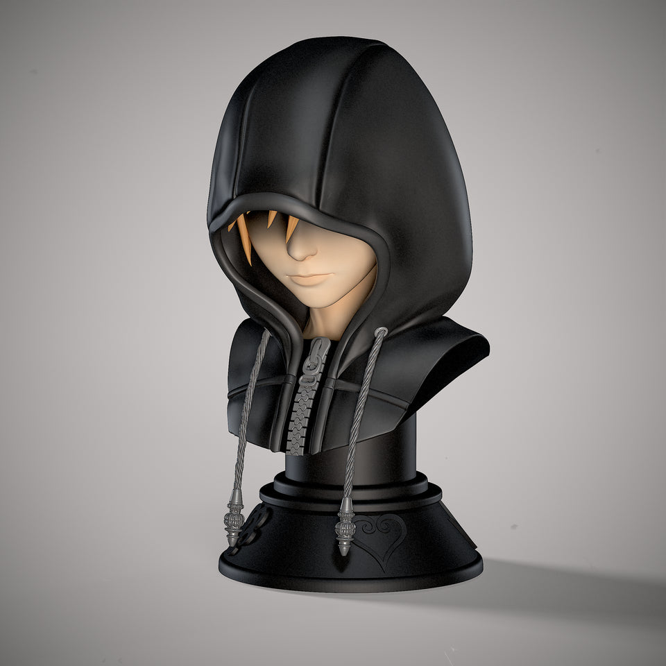 Kingdom Hearts II - Roxas | Resin Statue | by BlackSwan Collectibles Studio