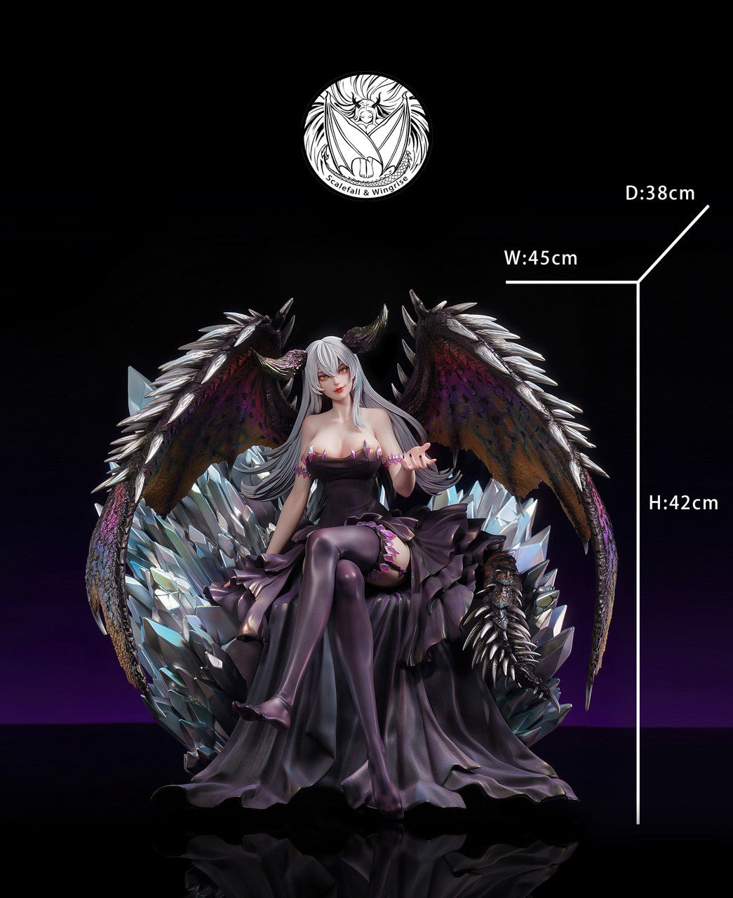 Monster Hunter - Ruiner Nergigante Girl | 1:4 Resin Statue | by Scalefall&Wingrise Studio