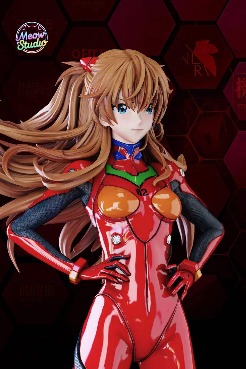 Neon Genesis Evangelion - Asuka combat suit | 1:4/1:1 Resin Statue | by Meow Studio