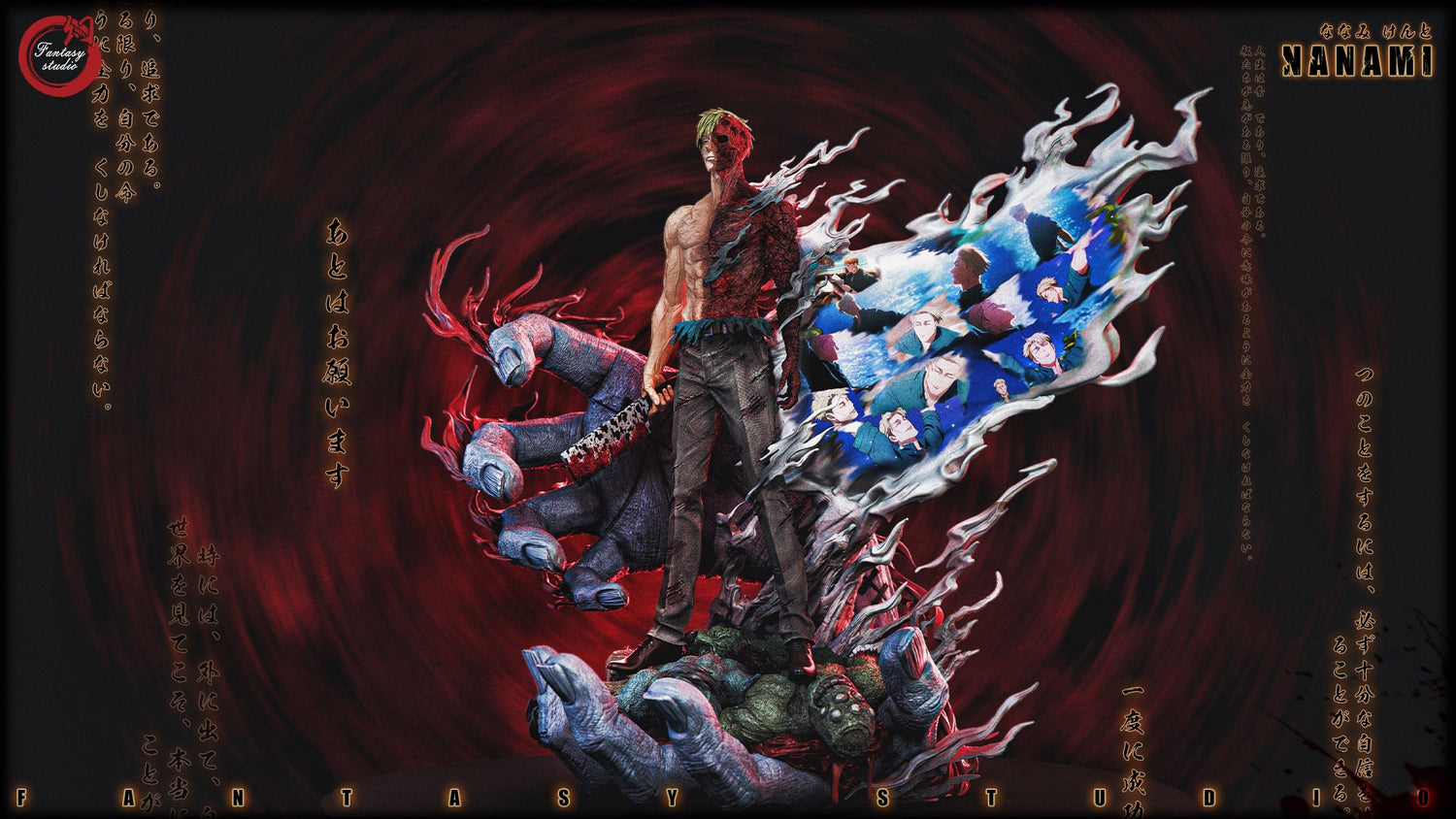 Jujutsu Kaisen - Nanami Kento | 1:6 Resin Statue | by Fantasy Studio