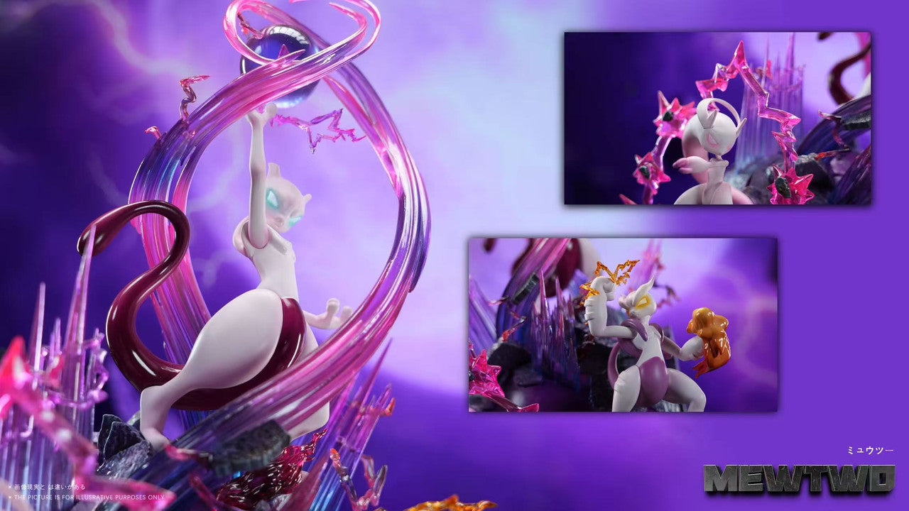 Pokemon - Mewtwo Group | 1:20 Resin Statue | by JP Studio