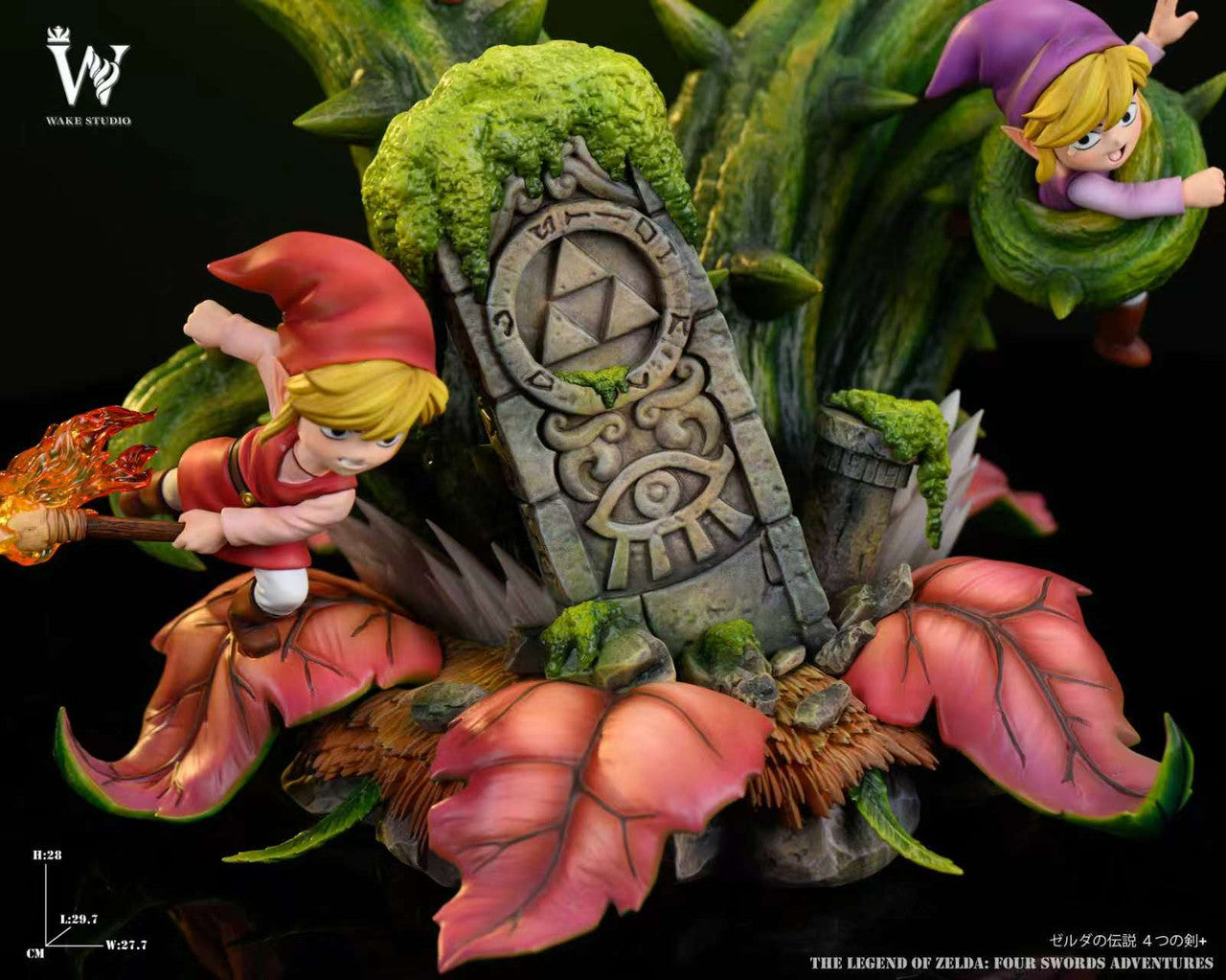 Legend of Zelda - Four Swords Adventures Link | Resin Statue | by Wake Studio