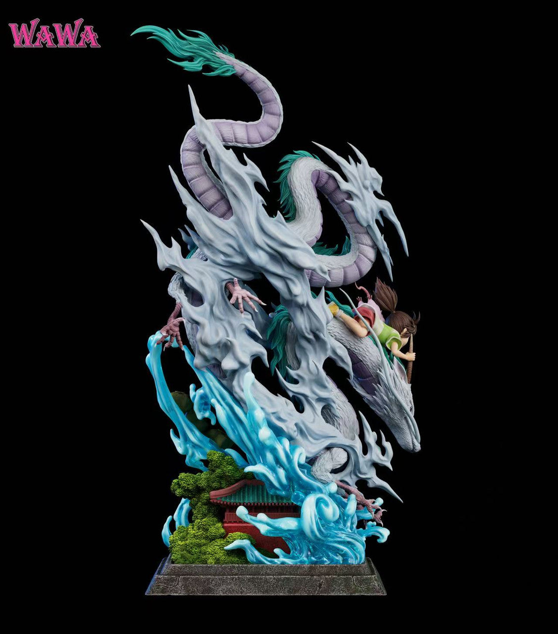 Spirited Away - Chihiro Ogino & Haku | Resin Statue | by WAWA Studio