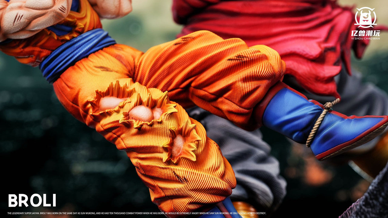Dragon Ball - Broly VS Goku & Vegeta | Resin Statue | by Yishou Studio