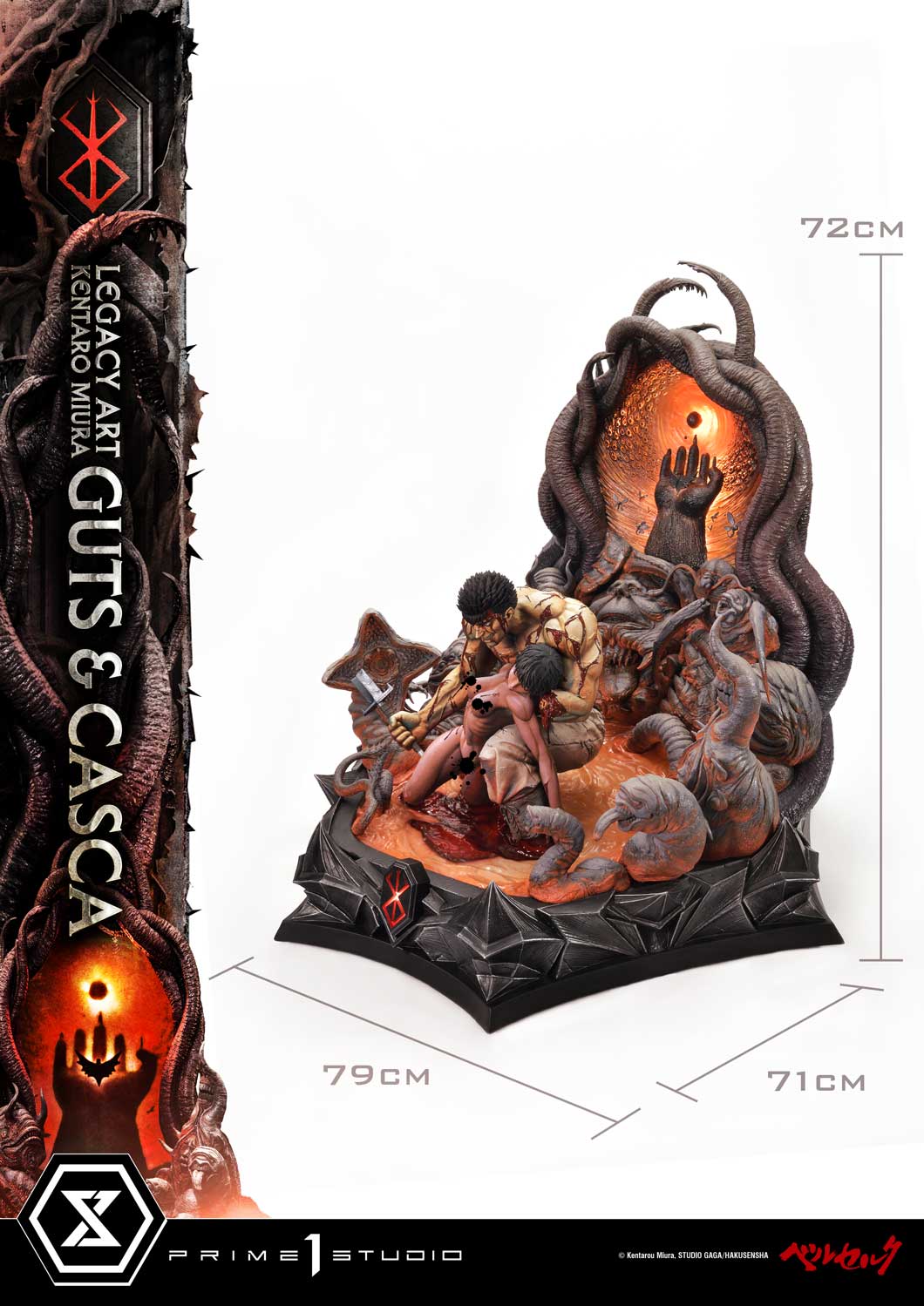 Berserk - Guts & Casca | 1:4 Resin Statue | von Prime 1 Studio