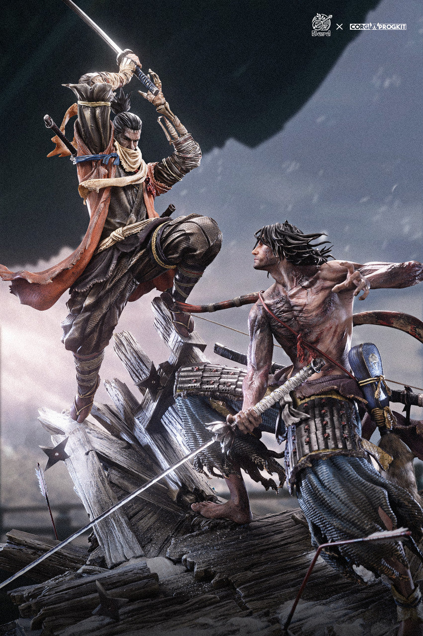 Sekiro: Shadows Die Twice - Sekiro vs. Genichiro Ashina | 1:6 Resin Statue | von Bard x CorgiProGKit Studios
