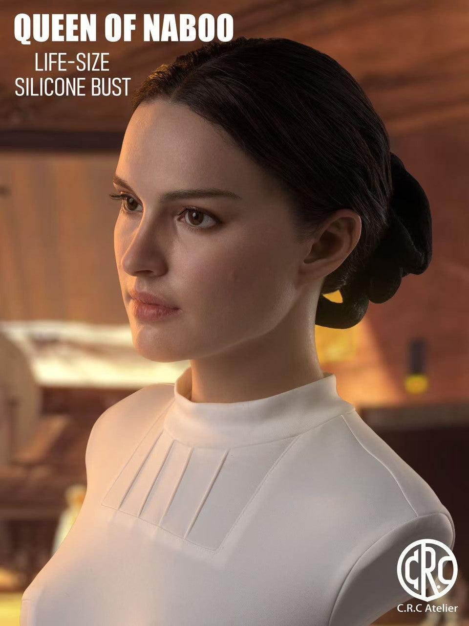 Star Wars - Queen of naboo | 1:1 Resin Statue | by C.R.C Atelier Studio
