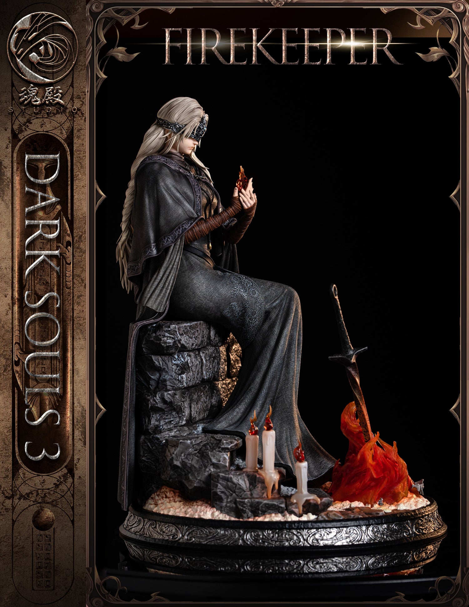Dark Souls 3 - Fire Keeper | 1:4 Resin Statue | von HunDian Studio
