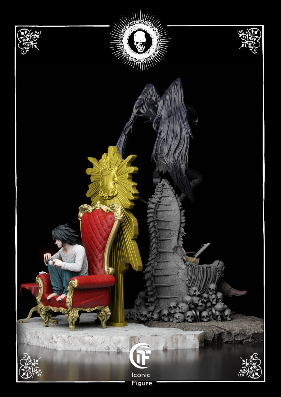 Deathnote - Light Yagami & L Lawliet | 1:6 Resin Statue | by IF Studio