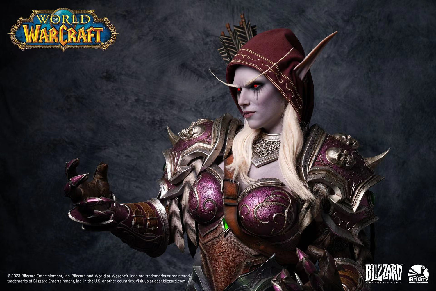 World of Warcraft - Sylvanas Windrunner | 1:1 Resin Bust | von Infinity Studio
