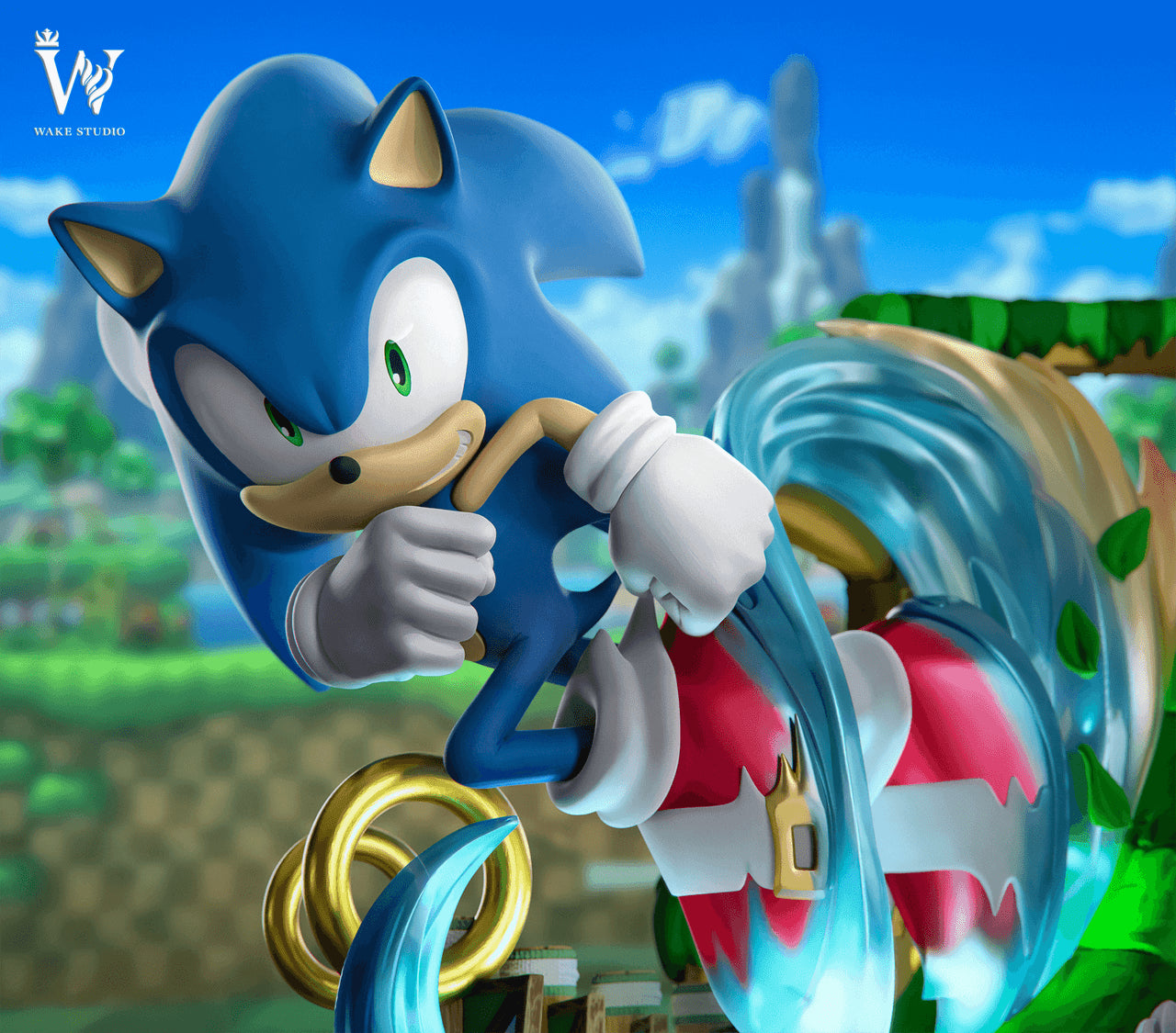 Sonic - Sonic | Resin Statue | by Wake Studio