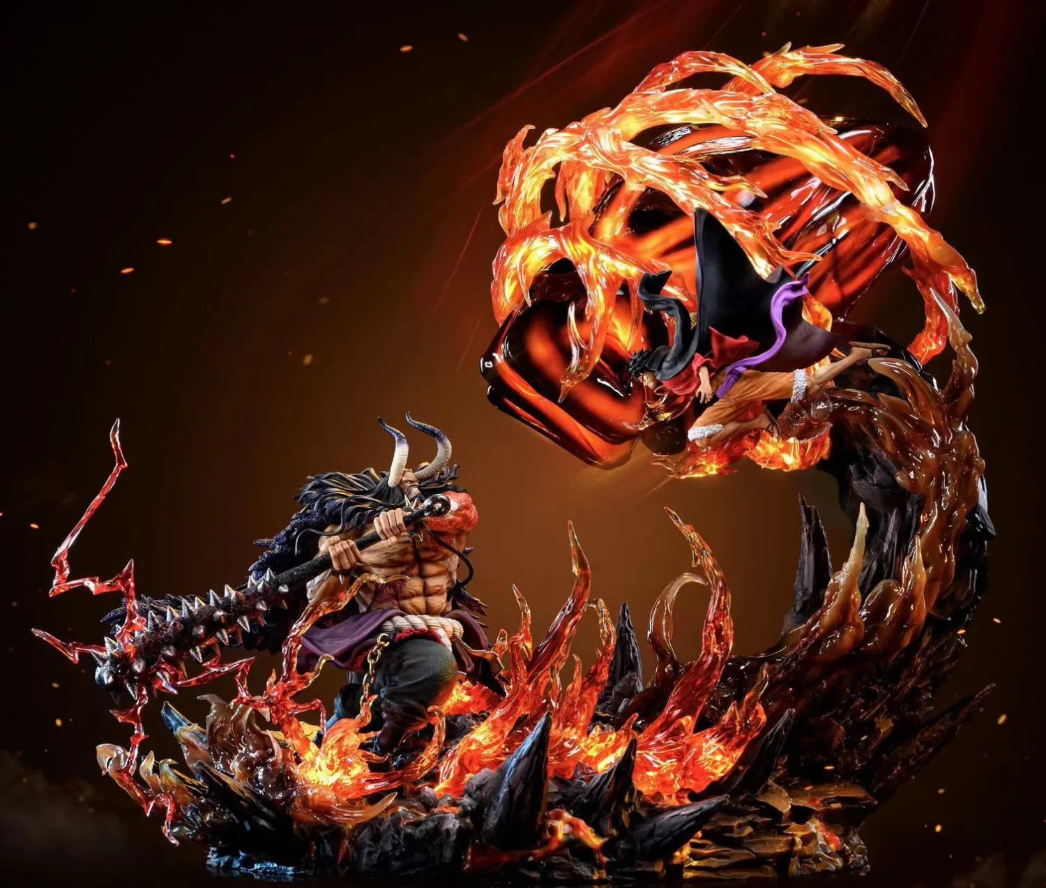 One Piece - Kaido vs. Luffy | 1:6 Resin Statue | by Ventus Studio