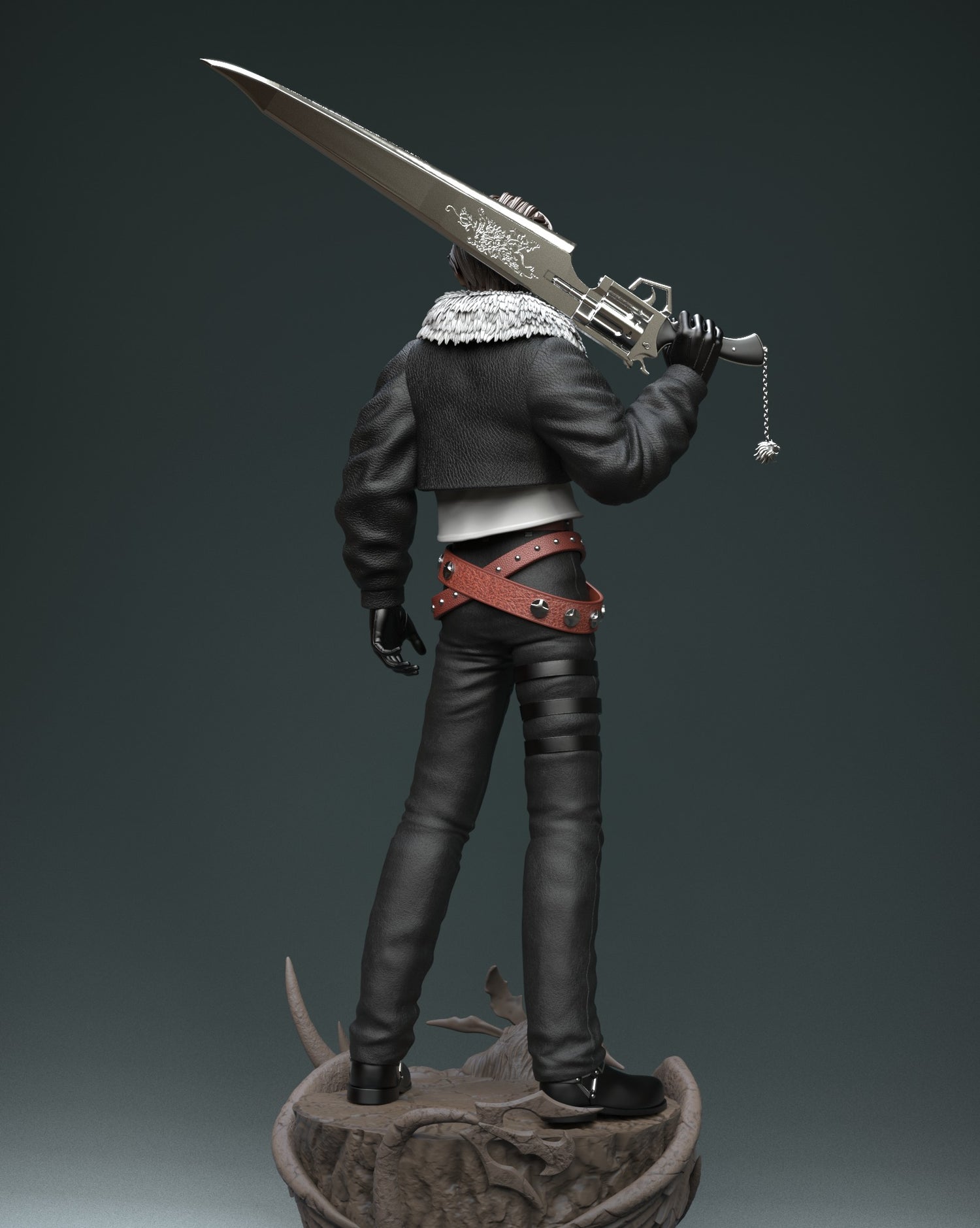 Final Fantasy - Squall | 1:4 Resin Statue | by Solar Studio