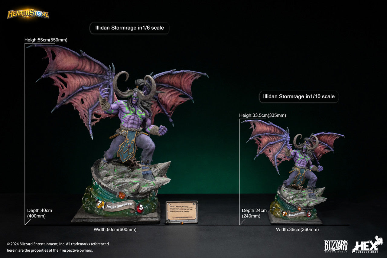 World of Warcraft - Illidan Stormrage | Resin Statue | HEX Collectibles