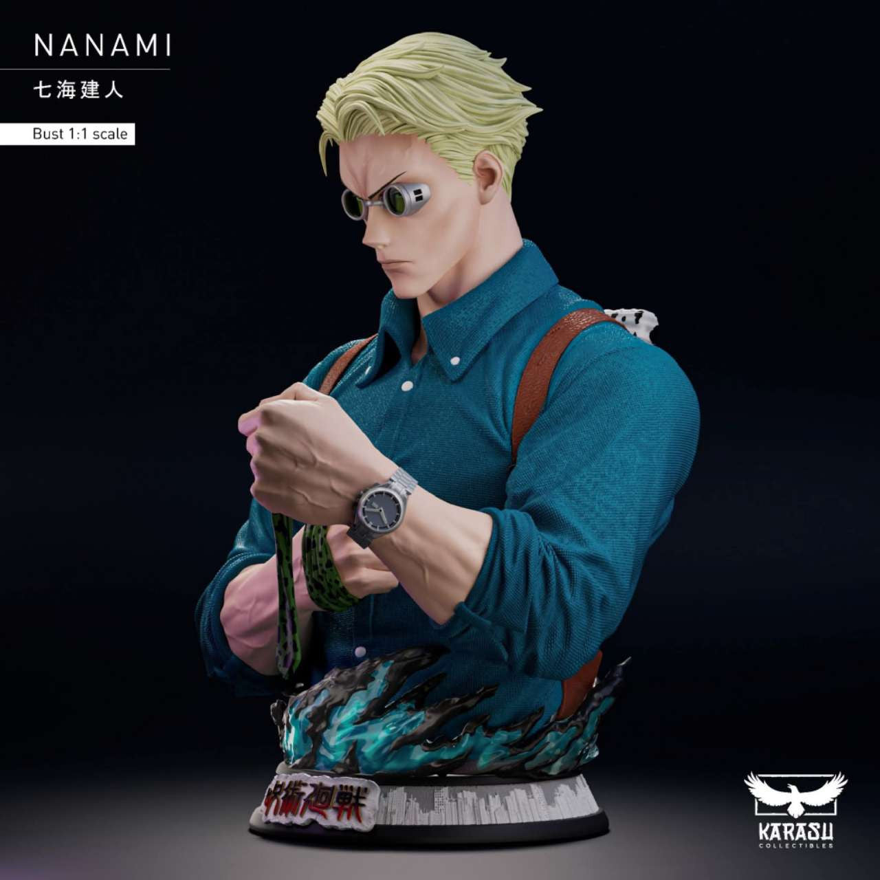 Jujutsju Kaisen - Nanami Kento | 1:1/1:2 Resin Bust | by Karasu Collectibles