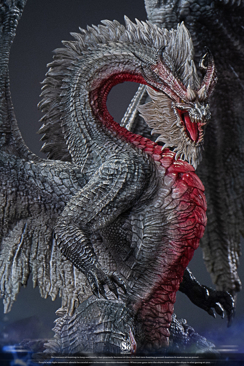 Monster Hunter - White Fatalis | Resin Statue | by S6 Studio