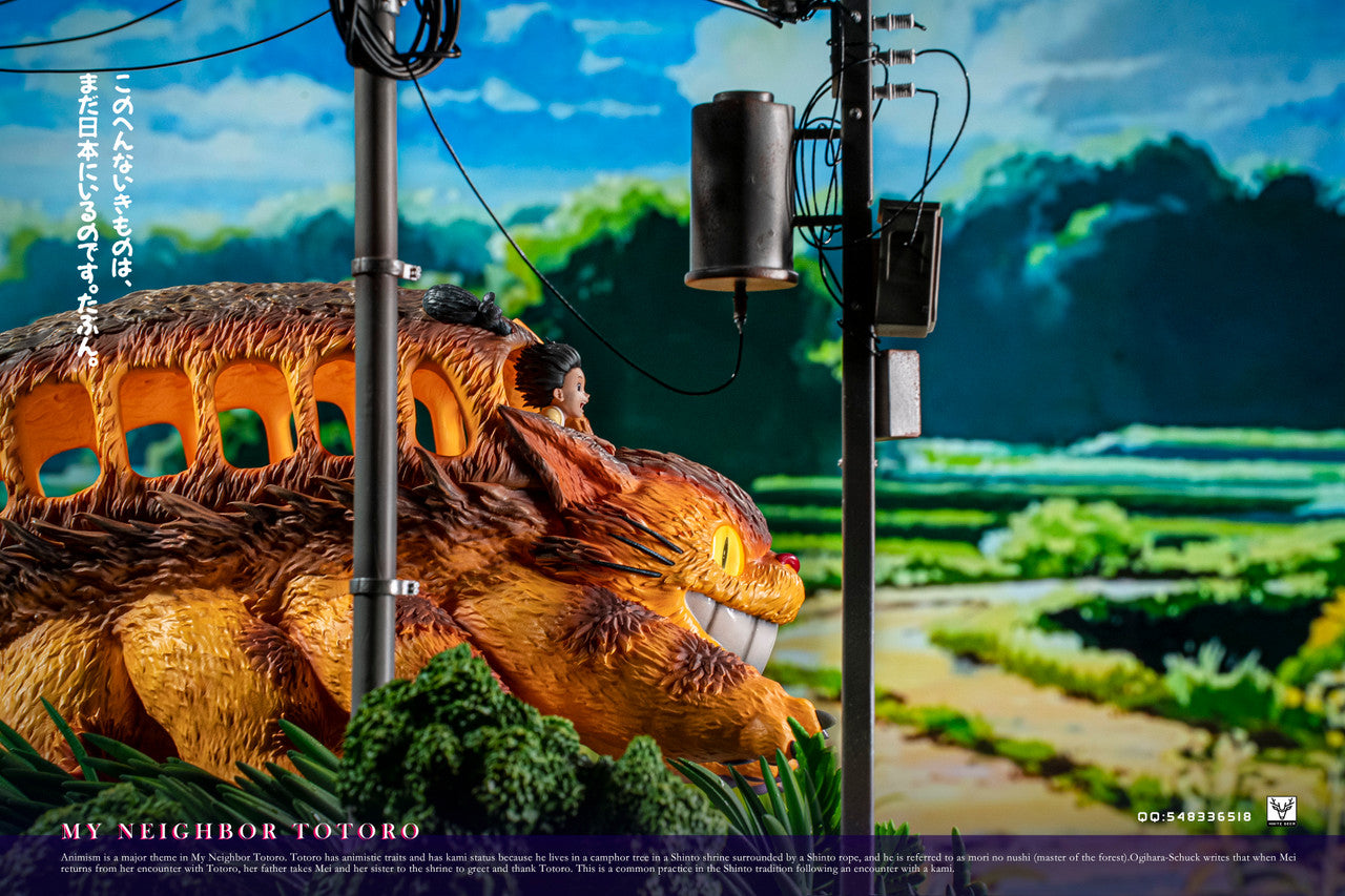 Studio Ghibli - Totoro (Catbus) | Resin Statue | by White Deer Studio