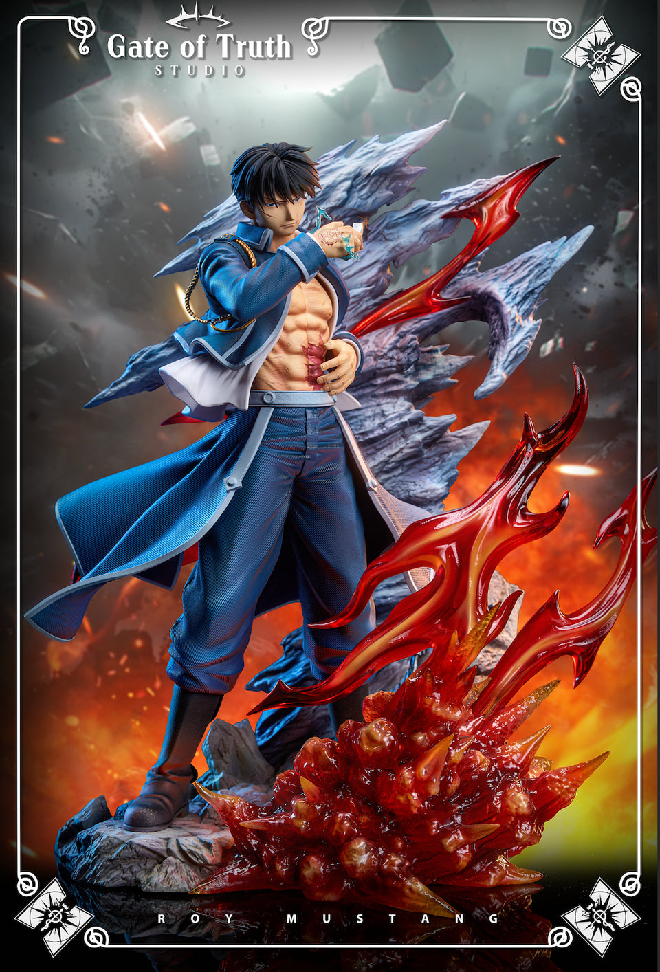 Fullmetal Alchemist: Brotherhood - Roy Mustang | Resin Statue | by Gate of Truth Studio