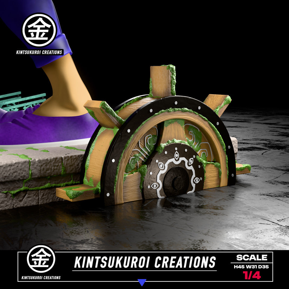 The Legend of Zelda - Happy & Angry Mask Salesman | 1:4 Resin Statue | by Kintsukuroi Creations Studio