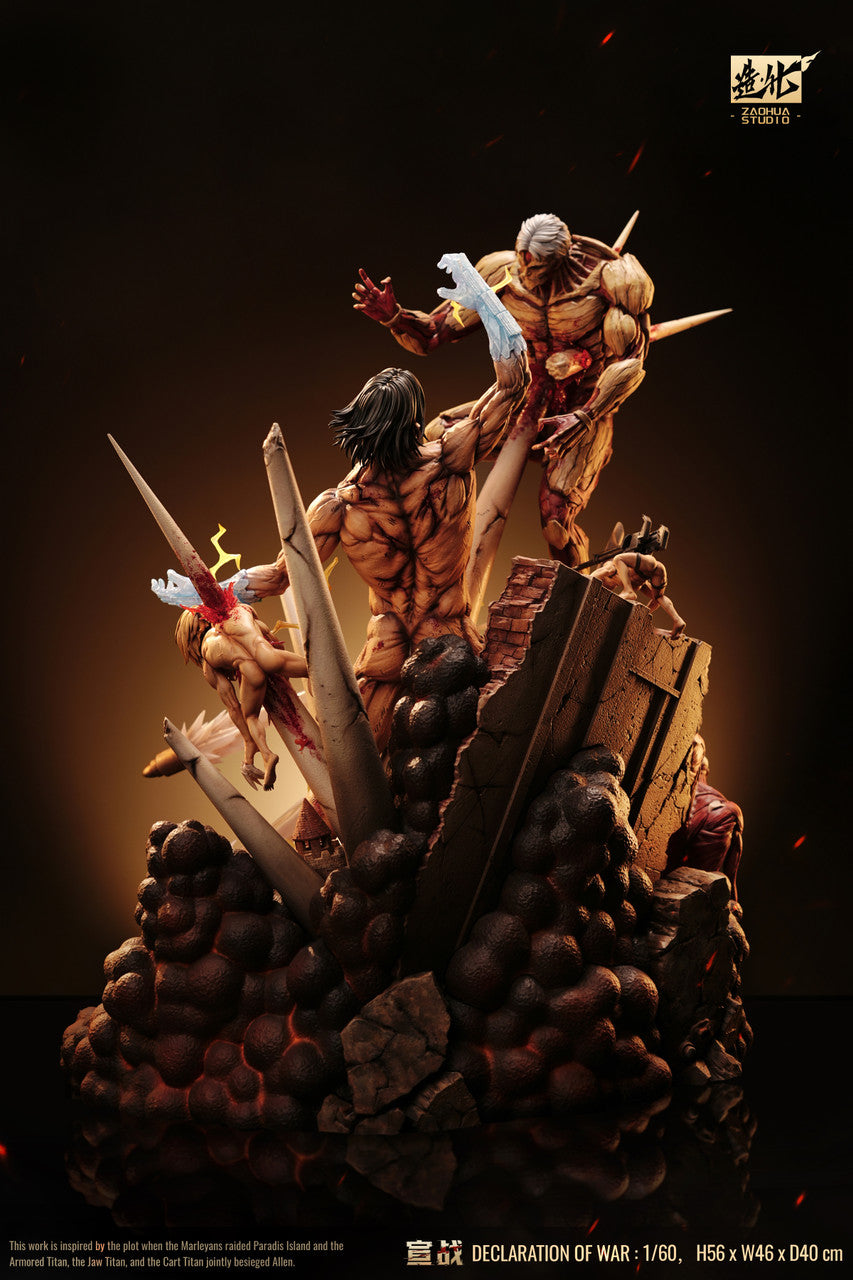 Attack on Titan - Declaration of War | Resin Statue | by ZaoHua Studio