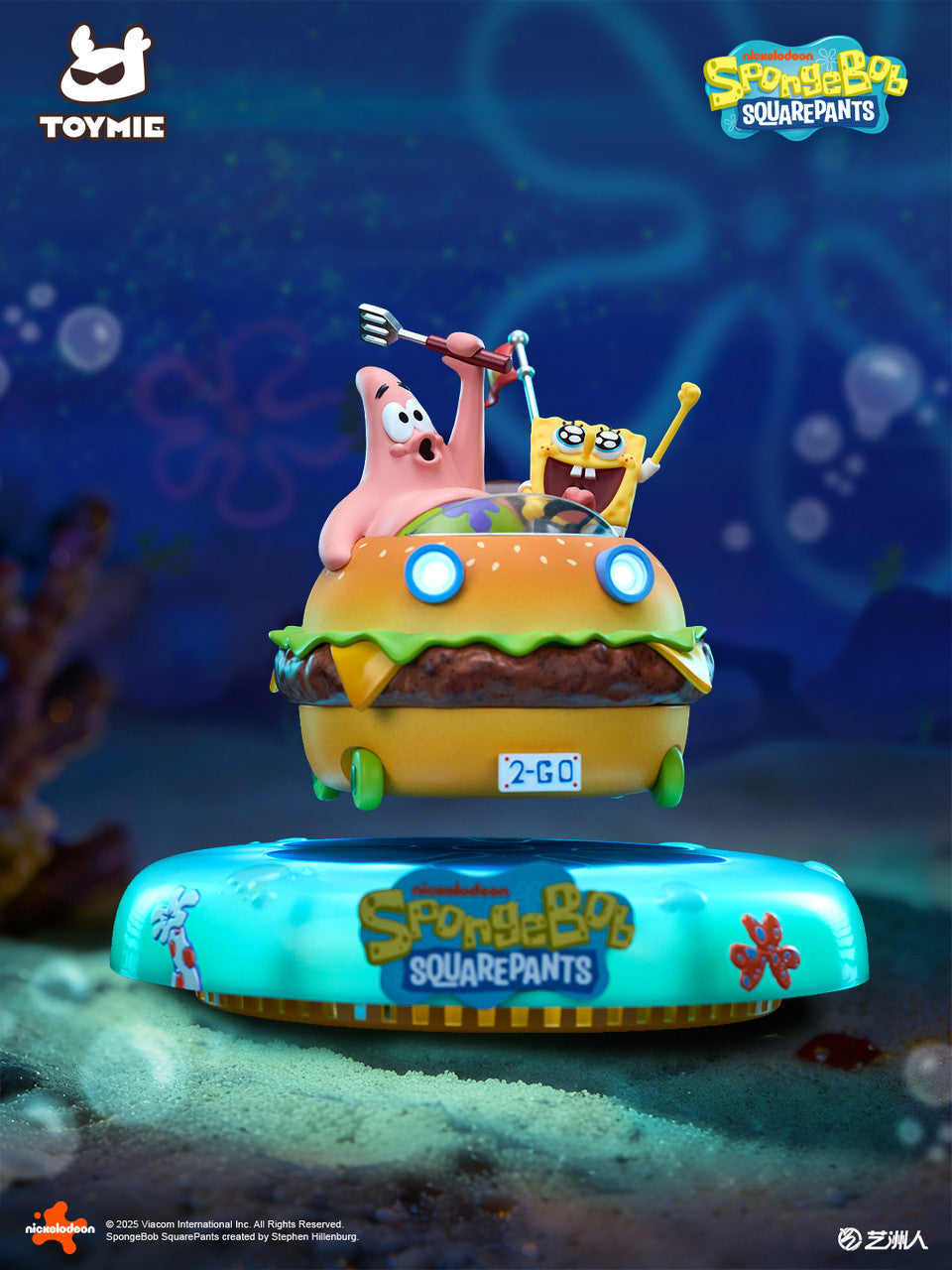 SpongeBob SquarePants - Krabby patty Magnetic car | Resin Statue | by | Toymie Studio