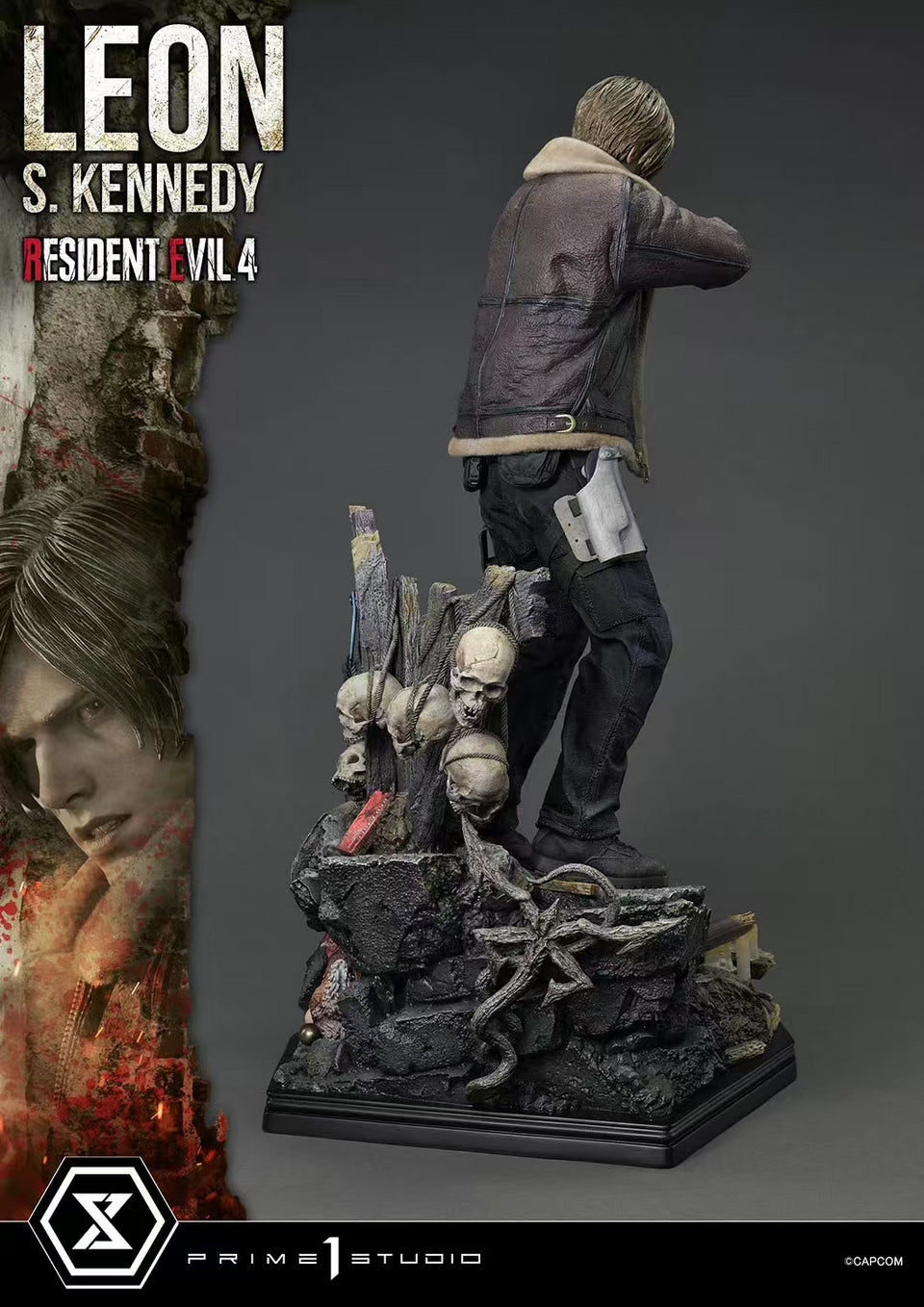 Resident Evil - RE4 Leon S. Kennedy | 1:4 Resin Statue | by Prime 1 Studio