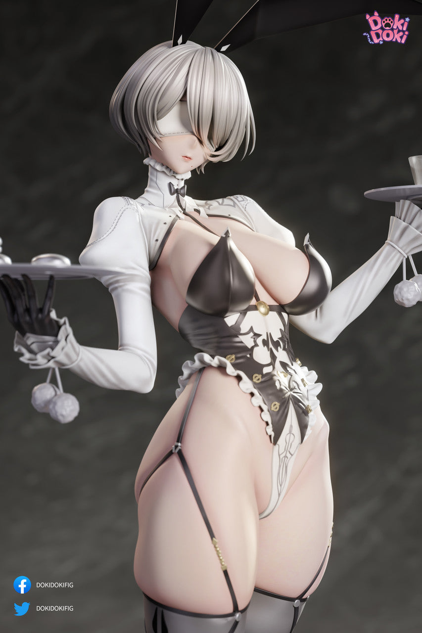 Nier: Automata - Yorha 2B Dish | 1:6 Resin Statue | by Doki Doki Figures