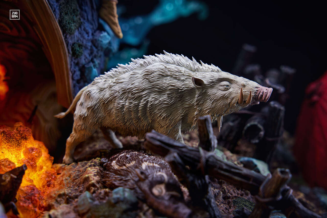 Studio Ghibli - Princess Mononoke | Resin Statue | by ZuoBan Studio