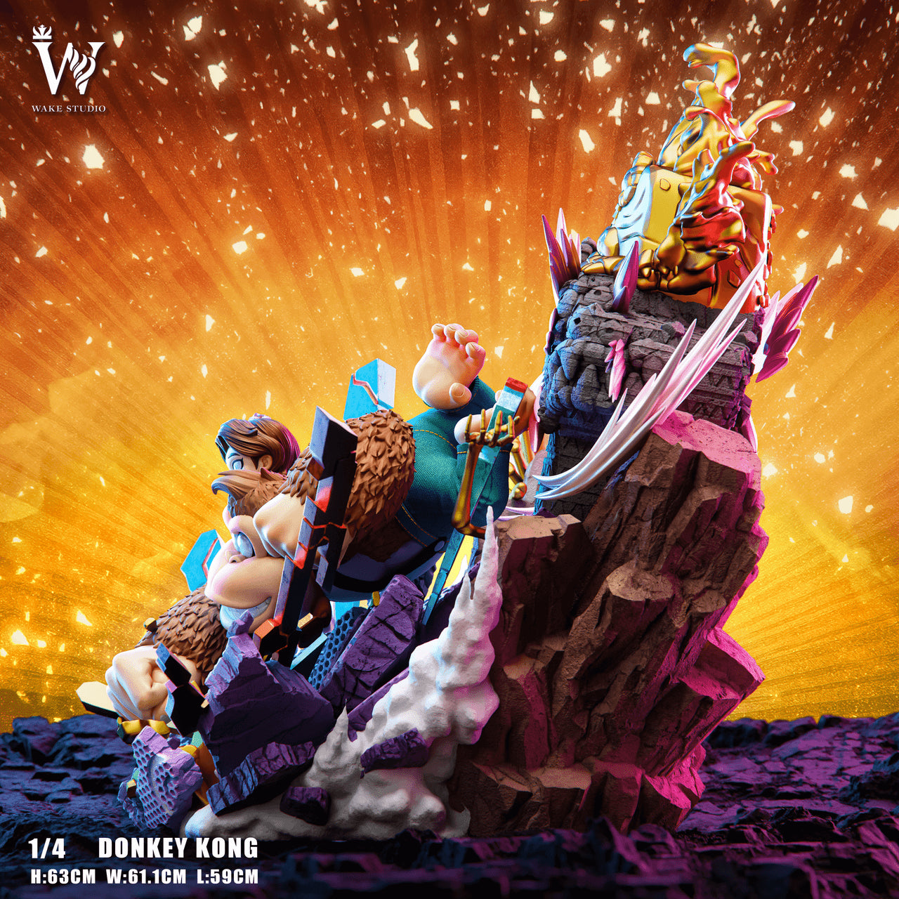 Donkey Kong - Bananza | 1:4 Resin Statue | by Wake Studio