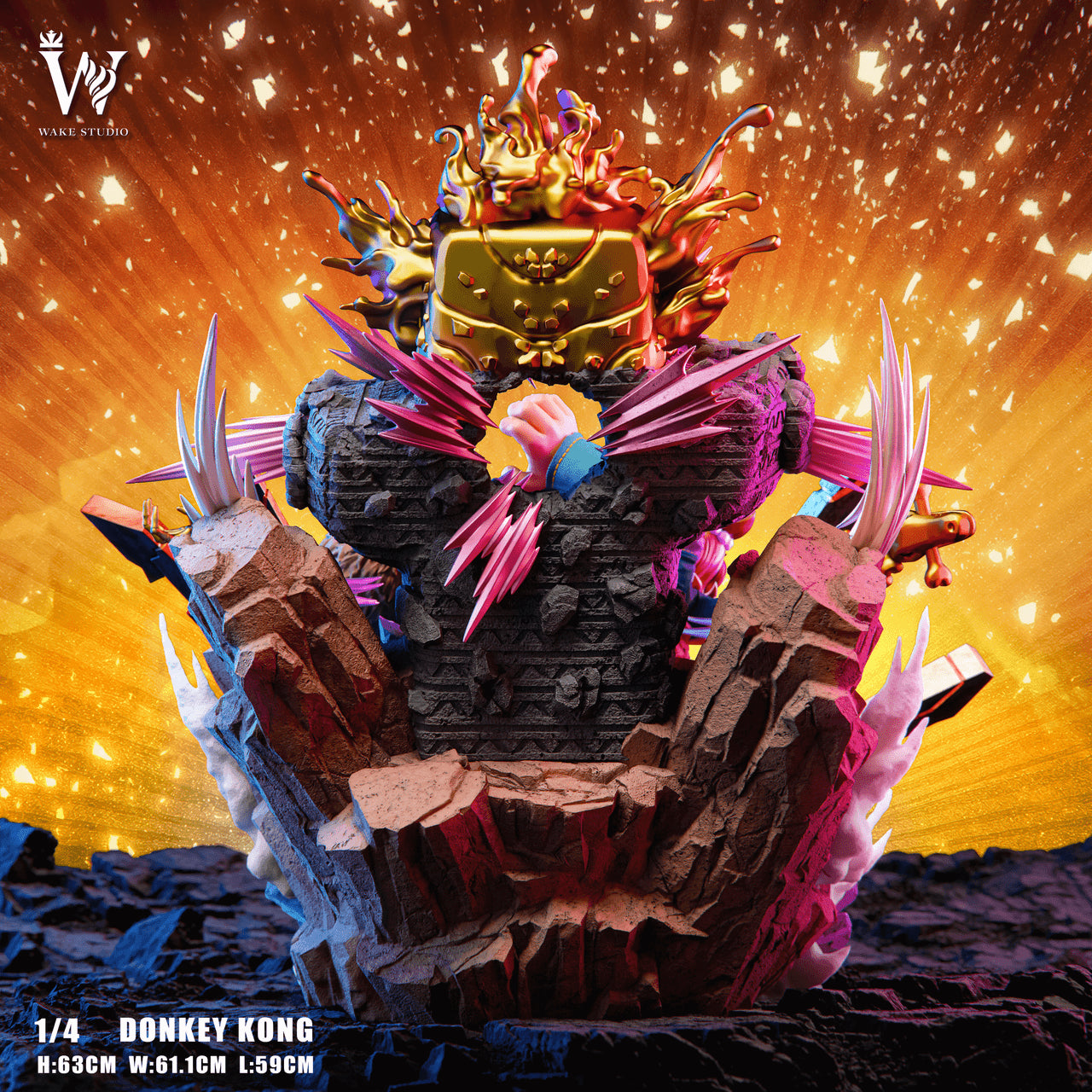 Donkey Kong - Bananza | 1:4 Resin Statue | by Wake Studio