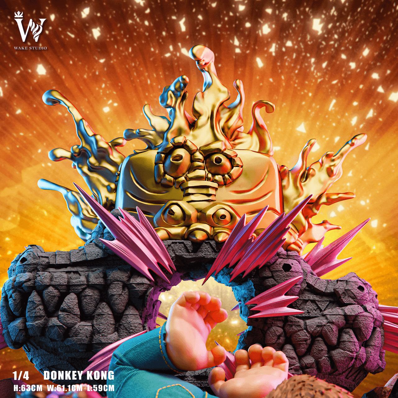 Donkey Kong - Bananza | 1:4 Resin Statue | by Wake Studio